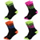 Casual sports jacquard socks for all seasons, mid-calf socks for young men and women, fashionable long socks