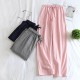 Couples' pajama pants, pure cotton double-layer gauze, thin, men's and women's, loose, spring and autumn, all-cotton casual trousers. Couples' pajama pants, pure cotton double-layer gauze, thin, men's and women's, loose, spring and autumn, all-cotton casual trousers.