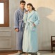Autumn and Winter Thickened Comfortable Cotton Fleece Nightgown for Men Winter Plus Size Luxury Couple's Bathrobe for Women Extra Long Pajamas