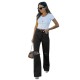 European and American Cross-Border 2025 Spring/Autumn New High-Waisted Slimming Ripped Straight-Leg Jeans for Women: In Stock