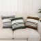 Cross-border Nordic ins Fair Isle pillows, square-shaped drop ball lotus-trimmed pillows for sofas and bedrooms.