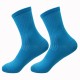 Amazon combed solid color sports socks, terry mid-calf socks, breathable and wear-resistant, thin, men's basketball socks