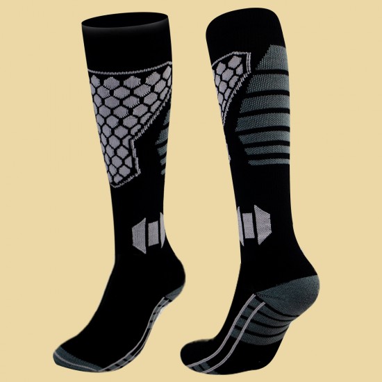Professional ski socks, thickened wool socks, men's and women's long-top warm socks with towel soles, children's snow sports socks, basketball Professional ski socks, thickened wool socks, men's and women's long-top warm socks with towel soles, children's snow sports socks, basketball