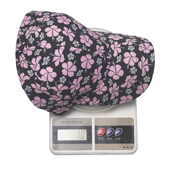 Cross-border pure cotton personalized small floral print baseball hats, versatile outdoor tie-dye hats