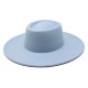 New cross-border autumn and winter woolen 9.5cm wide-brim jazz hat for men and women, with a convex and concave ring-shaped top hat New cross-border autumn and winter woolen 9.5cm wide-brim jazz hat for men and women, with a convex and concave ring-shaped top hat