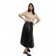 Fashionable polka-dot shirt for women, 2025 summer new European and American style, elegant commuter design, loose-fitting button-down long-sleeved top.