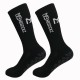 Cross-border, practical, non-slip, doped-in mid-calf socks with lettering. Thickened towel-soled, wear-resistant, breathable men's sports socks.