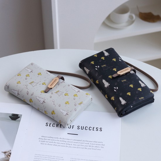 Factory-Supplied Wholesale Long Women's Wallets with Cute and Fresh Prints, Multifunctional Large Capacity Factory-Supplied Wholesale Long Women's Wallets with Cute and Fresh Prints, Multifunctional Large Capacity