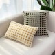 Nordic ins style 3D checkerboard lambskin cushions for living room sofas and offices, lumbar support pillow covers Nordic ins style 3D checkerboard lambskin cushions for living room sofas and offices, lumbar support pillow covers