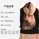 2025 new winter women's scarf, faux cashmere knitted colorblock shawl, trendy Korean-style, thickened, warm, versatile long neckerchief.