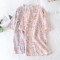 Women's thickened warm flannel pajamas, Japanese solid color coral fleece, autumn and winter lounge pants, loose and warm
