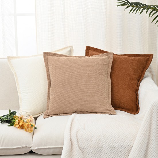 Nordic ins simple corduroy sofa living room cushions, cream-colored cushions for model room bedside pillow covers Nordic ins simple corduroy sofa living room cushions, cream-colored cushions for model room bedside pillow covers
