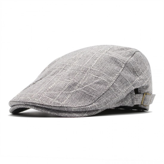 Cotton and linen berets, men's and women's fashionable breathable peaked caps, AliExpress.