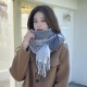 2025 new plaid scarf for women, sweet Japanese and Korean faux cashmere mid-length plaid scarf, wholesale. 2025 new plaid scarf for women, sweet Japanese and Korean faux cashmere mid-length plaid scarf, wholesale.