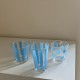 Homemade summer blue bird apple high-borosilicate heat-resistant glass, INS cartoon cute puppy juice cup