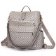Cross-border women's casual retro large-capacity backpack, European and American retro PU backpack. Cross-border women's casual retro large-capacity backpack, European and American retro PU backpack.
