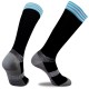 Cross-border secondary sports compression socks, terry-loop, non-slip running and cycling compression socks, ankle compression calf socks.