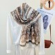 Ethnic Artistic Retro Patterned Scarf, Korean Women's Elegant and Stylish Travel Outerwear Long Scarf Ethnic Artistic Retro Patterned Scarf, Korean Women's Elegant and Stylish Travel Outerwear Long Scarf