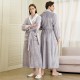 Autumn and winter double-sided velvet couple's robes, plus-size men's bathrobes, thickened and long women's bathrobes.