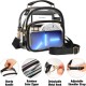 Feihong cross-border women's transparent crossbody bag, odorless, large capacity, portable crossbody handbag