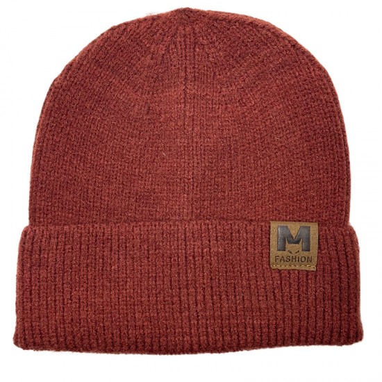 Foreign trade beanie, men's winter cold-resistant warm lettered knitted hat, fashionable and casual face-flattering small hat for women, autumn and winter trend.