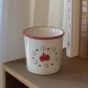 Ins cute cartoon summer coconut tree cat goblet, niche simple milk cup dessert cup, vintage style