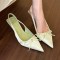 Women's fashionable slippers, stylish and fashionable, French-style open-toe block heels, perfect for outdoor wear.