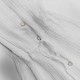 European and American mid-sleeved open shirt for women, 2025 spring and autumn new style, elegant casual round-neck drawstring waisted top