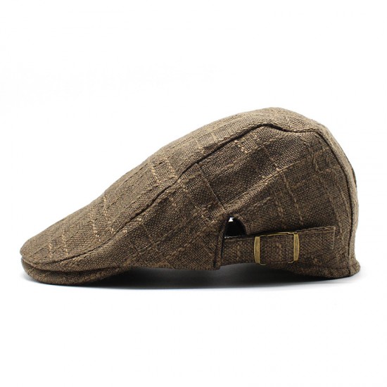 Cotton and linen berets, men's and women's fashionable breathable peaked caps, AliExpress.