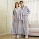 320g thickened, extra-long, comfortable cotton fleece nightgown for men and women, European sizes, simple, plush, plush bathrobe. 320g thickened, extra-long, comfortable cotton fleece nightgown for men and women, European sizes, simple, plush, plush bathrobe.