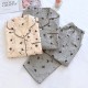 Candy solid color women's pajamas, spring, summer, and autumn, pure cotton double-layer washed cotton gauze, thin home pants, loose casual trousers
