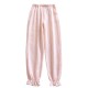 Summer women's nightgown, thin short-sleeved mid-length, Tencel linen, soft, large-size, breathable, solid-color home dress pajamas