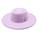 2021 new simple solid-color woolen 9.5cm brim, warm outdoor oval-shaped topper for men and women for autumn and winter 2021 new simple solid-color woolen 9.5cm brim, warm outdoor oval-shaped topper for men and women for autumn and winter