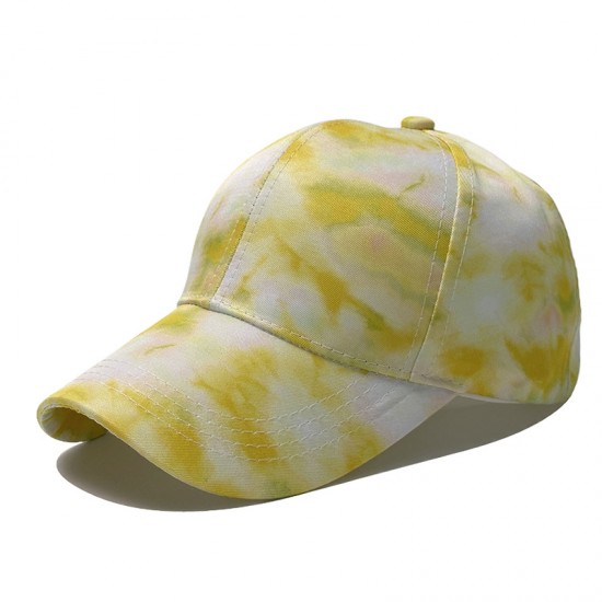 Fashionable retro tie-dye baseball caps for women, casual caps for outdoor sun protection, printed baseball caps. Fashionable retro tie-dye baseball caps for women, casual caps for outdoor sun protection, printed baseball caps.