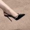 High-heeled brown suede pointed-toe slim-fitting boots for women, 2025 new autumn/winter velvet French ankle boots.