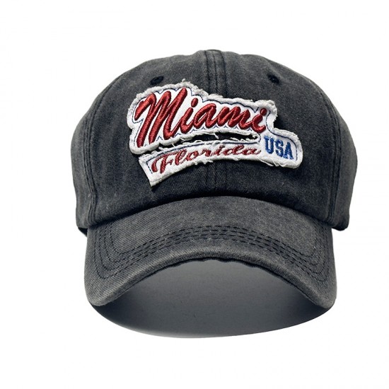 New Cross-border Washed and Distressed Ripped Baseball Cap, Men's Fashionable Retro Wide-brim, Face-enhancing Small Sun Visor Cap New Cross-border Washed and Distressed Ripped Baseball Cap, Men's Fashionable Retro Wide-brim, Face-enhancing Small Sun Visor Cap