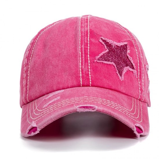 Men's flat-top military caps, spring and summer washed distressed men's hats, Korean-style casual baseball caps, trendy summer sun hats Men's flat-top military caps, spring and summer washed distressed men's hats, Korean-style casual baseball caps, trendy summer sun hats