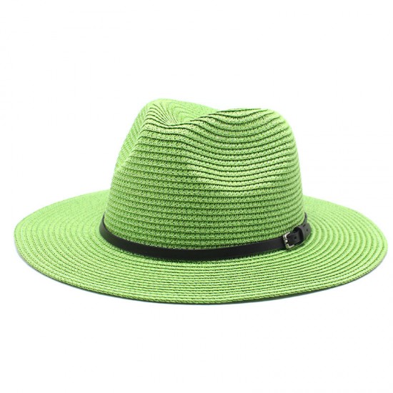 Colorful, 20-color summer foldable wide-brim straw hat for men and women, beach-style British Panama sun hat. Colorful, 20-color summer foldable wide-brim straw hat for men and women, beach-style British Panama sun hat.