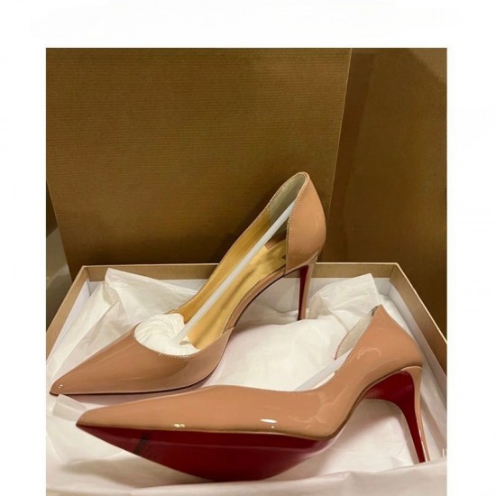 Nude High Heels for Women, Fall 2024 New Red-Sole Side Hollow Pointed Toe, Sexy and Versatile Professional Stiletto Shoes Nude High Heels for Women, Fall 2024 New Red-Sole Side Hollow Pointed Toe, Sexy and Versatile Professional Stiletto Shoes