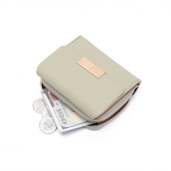 2025 New Women's Wallet, Japanese and Korean Fresh PU Tri-Fold Zipper, Multi-Function Large-Capacity Wallet, Wholesale 2025 New Women's Wallet, Japanese and Korean Fresh PU Tri-Fold Zipper, Multi-Function Large-Capacity Wallet, Wholesale