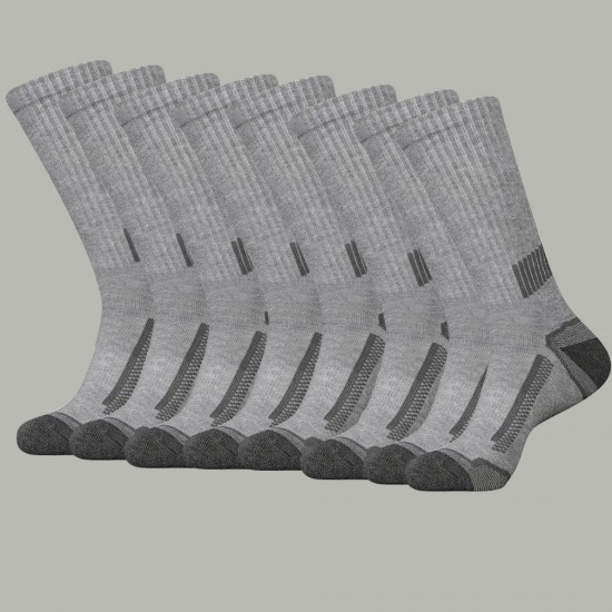 Amazon cross-border men's socks, plus-size, men's basketball mid-calf socks for export, best-selling in black, white, and gray.