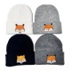New European and American autumn and winter children's woolen hats, cartoon girls' knitted pullovers. Baby's rolled-brimmed earmuffs and warm hat New European and American autumn and winter children's woolen hats, cartoon girls' knitted pullovers. Baby's rolled-brimmed earmuffs and warm hat