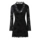 Sexy Summer and Autumn Mesh Dress for Women: European and American Style V-Neck, High-End Slim Fit Lace Long Sleeve Miniskirt Sexy Summer and Autumn Mesh Dress for Women: European and American Style V-Neck, High-End Slim Fit Lace Long Sleeve Miniskirt