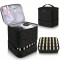 Best-selling cross-border double-layer Heightened cosmetic bag with storage, large capacity, portable toiletries, cosmetic bag, nail polish storage bag