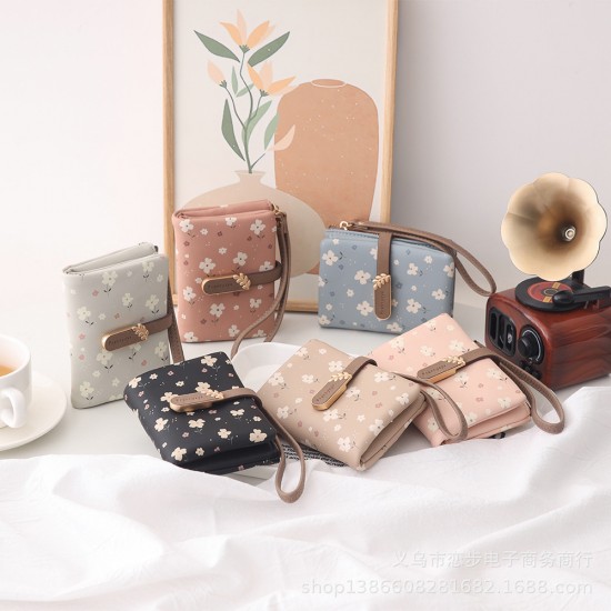 2025 Spring/Summer New Korean-Style Small Fresh Zipper Clasp Short Multifunctional Card Holder Handbag 2025 Spring/Summer New Korean-Style Small Fresh Zipper Clasp Short Multifunctional Card Holder Handbag