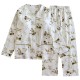 Autumn and winter couple's pajamas, German fleece, warm long sleeves, men and women's wide fleece, loose, plus-size loungewear two-piece set. Autumn and winter couple's pajamas, German fleece, warm long sleeves, men and women's wide fleece, loose, plus-size loungewear two-piece set.