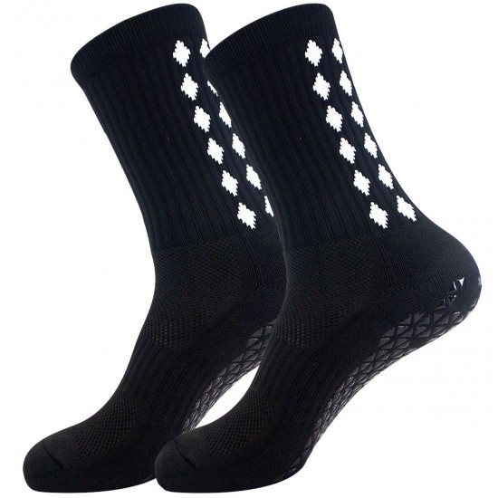 Adult adhesive-coated football socks with thickened towel soles for practical combat, sweat-wicking, breathable mid-length sports non-slip socks Adult adhesive-coated football socks with thickened towel soles for practical combat, sweat-wicking, breathable mid-length sports non-slip socks