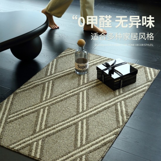 New entry carpets, luxury and high-end foyer doormats, imitation wool living room carpets