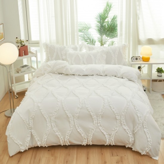 White lace short kitchen curtains, American gauze curtains, half-curtains, bay window curtains, Velcro-style hole-free partitions, coffee door curtains White lace short kitchen curtains, American gauze curtains, half-curtains, bay window curtains, Velcro-style hole-free partitions, coffee door curtains