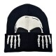 Cross-border new autumn and winter skull luminous knitted hat, Skull Skeleton Hat, Halloween pullover Cross-border new autumn and winter skull luminous knitted hat, Skull Skeleton Hat, Halloween pullover